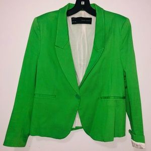 Zara Basic Green Blazer L